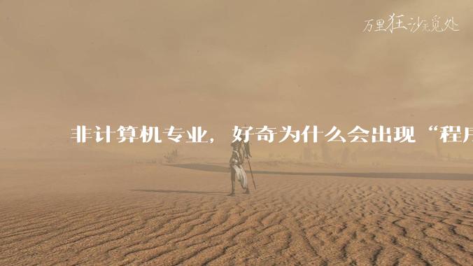 非计算机专业，好奇为什么会出现“程序依赖bug运行”的情况？