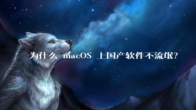 为什么 macOS 上国产软件不流氓？