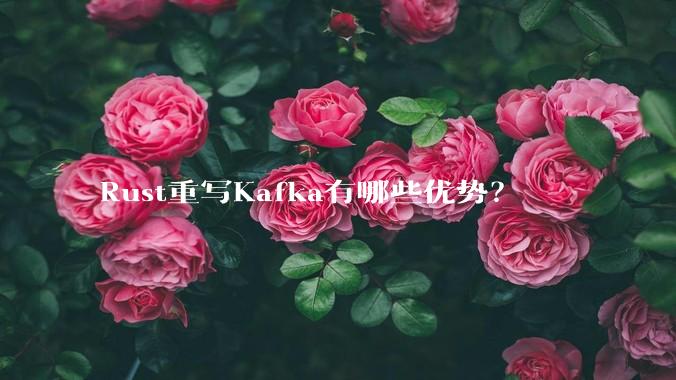 Rust重写Kafka有哪些优势？