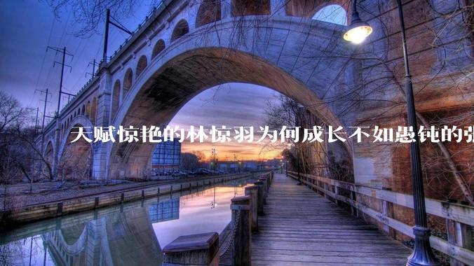 天赋惊艳的林惊羽为何成长不如愚钝的张小凡？